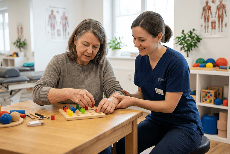 Wenn die Hand nicht mehr mitmacht: Ergotherapie in der Nähe nach Verletzungen und Operationen