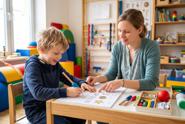 Wenn Handschrift und Stifthaltung zur Qual werden: Ergotherapie für Kinder gezielt einsetzen