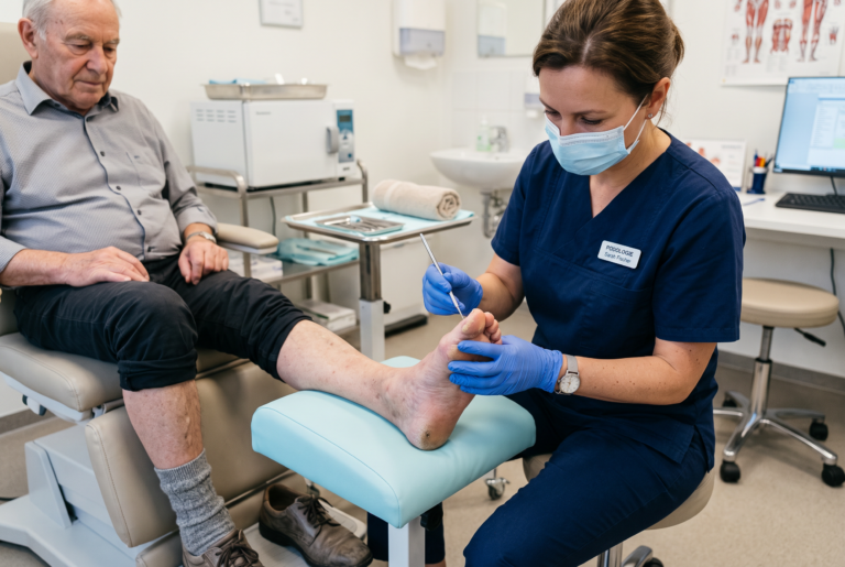 Diabetischer Fuß: Wie Podologie Komplikationen frühzeitig vorbeugt